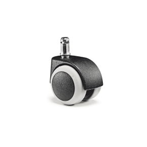 Komplet kółek gumowych 50 mm kolor czarny