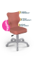 Krzesło do biurka dla dziewczynki dopasowane do wzrostu 119-142 cm, model Petit kolor różowy obrotowe