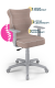 Krzesło do biurka dla dziewczynki dopasowane do wzrostu 146-176,5 cm, model Duo kolor różowy obrotowe