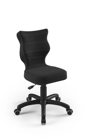 Krzesło do biurka dla dziecka dopasowane do wzrostu 133-159 cm, model Petit kolor antracyt obrotowe