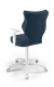 Krzesło do biurka dla dziecka dopasowane do wzrostu 159-188 cm, model Duo kolor granatowy obrotowe