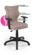 Krzesło do biurka dla dziewczynki dopasowane do wzrostu 159-188 cm, model Duo kolor różowy obrotowe