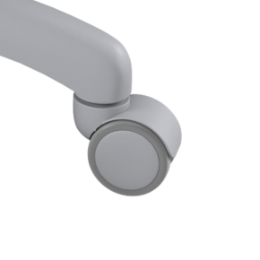 Komplet kółek gumowych 50 mm kolor szary