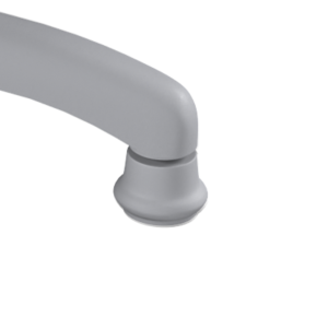 Komplet stopek plastikowych kolor szary