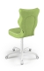 Krzesło do biurka dla dziecka dopasowane do wzrostu 159-188 cm, model Petit zielony obrotowe