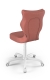 Krzesło do biurka dla dziewczynki dopasowane do wzrostu 159-188 cm, model Petit różowy obrotowe