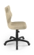 Krzesło do biurka dla dziecka dopasowane do wzrostu 146-176,5 cm, model Petit beżowy obrotowe