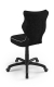 Krzesło do biurka dla dziecka dopasowane do wzrostu 159-188 cm, model Petit czarny obrotowe