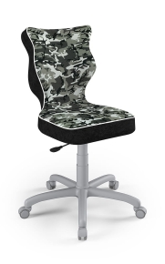 Krzesło do biurka dla dziecka dopasowane do wzrostu 146-176,5 cm, model Petit motyw moro obrotowe