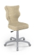 Krzesło do biurka dla dziecka dopasowane do wzrostu 146-176,5 cm, model Petit beżowy obrotowe