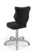 Krzesło do biurka dla dziecka dopasowane do wzrostu 146-176,5 cm, model Petit antracyt obrotowe