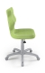 Krzesło do biurka dla dziecka dopasowane do wzrostu 159-188 cm, model Petit zielony obrotowe