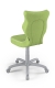 Krzesło do biurka dla dziecka dopasowane do wzrostu 159-188 cm, model Petit zielony obrotowe