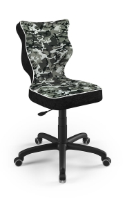 Krzesło do biurka dla dziecka dopasowane do wzrostu 159-188 cm, model Petit motyw moro obrotowe