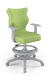 Krzesło do biurka dla dziecka  dopasowane do wzrostu 159-188 cm, model Duo kolor zielony obrotowe