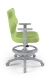 Krzesło do biurka dla dziecka  dopasowane do wzrostu 159-188 cm, model Duo kolor zielony obrotowe