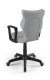 Krzesło do biurka dla dziecka dopasowane do wzrostu 146-176,5 cm, model Norm kolor szary obrotowe