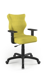 Krzesło biurowe dopasowane do wzrostu 159-188 cm, model Arco kolor oliwkowy obrotowe