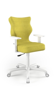 Krzesło biurowe dopasowane do wzrostu 159-188 cm, model Arco kolor oliwkowy obrotowe