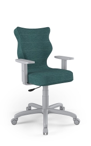 Krzesło biurowe dopasowane do wzrostu 159-188 cm, model Arco kolor zielony obrotowe