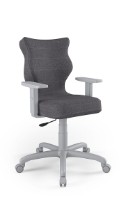 Krzesło biurowe dopasowane do wzrostu 159-188 cm, model Arco kolor czarny obrotowe