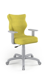 Krzesło biurowe dopasowane do wzrostu 159-188 cm, model Arco kolor oliwkowy obrotowe