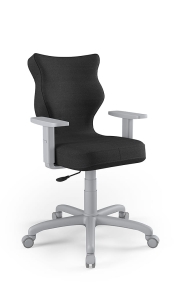 Krzesło biurowe dopasowane do wzrostu 159-188 cm, model Arco kolor czarny obrotowe