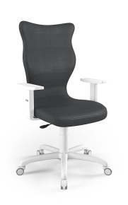 Krzesło biurowe dopasowane do wzrostu 180+ cm, model Arco kolor antracyt obrotowe
