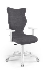 Krzesło biurowe dopasowane do wzrostu 180+ cm, model Arco kolor czarny obrotowe