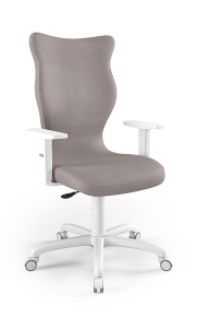 Krzesło biurowe dopasowane do wzrostu 180+ cm, model Arco kolor ciemny szary obrotowe