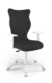 Krzesło biurowe dopasowane do wzrostu 180+ cm, model Arco kolor antracyt obrotowe