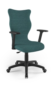 Krzesło biurowe dopasowane do wzrostu 180+ cm, model Uni kolor zielony obrotowe
