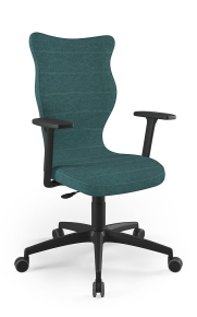 Krzesło biurowe dopasowane do wzrostu 180+ cm, model Perto kolor zielony obrotowe