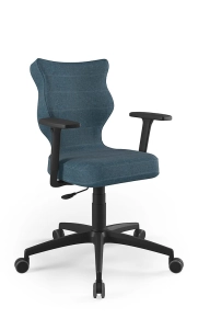 Krzesło biurowe dopasowane do wzrostu 159-188 cm, model Perto Plus kolor zielony obrotowe