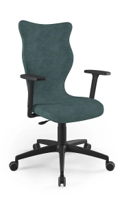 Krzesło biurowe dopasowane do wzrostu 180+ cm, model Perto Plus kolor zielony obrotowe