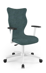 Krzesło biurowe dopasowane do wzrostu 180+ cm, model Perto Plus kolor zielony obrotowe