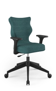 Krzesło biurowe dopasowane do wzrostu 159-188 cm, model Nero kolor zielony obrotowe