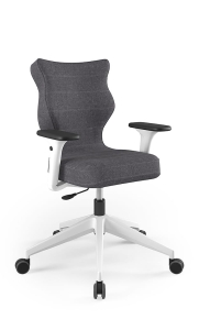 Krzesło biurowe dopasowane do wzrostu 159-188 cm, model Nero kolor czarny obrotowe