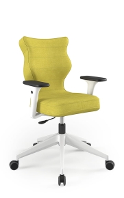 Krzesło biurowe dopasowane do wzrostu 159-188 cm, model Nero kolor oliwkowy obrotowe