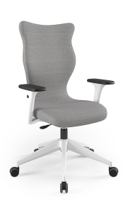 Krzesło biurowe dopasowane do wzrostu 180+ cm, model Nero kolor szary obrotowe