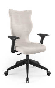 Krzesło biurowe dopasowane do wzrostu 180+ cm, model Nero Plus kolor szary obrotowe