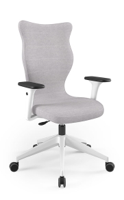 Krzesło biurowe dopasowane do wzrostu 180+ cm, model Nero Plus kolor szary obrotowe