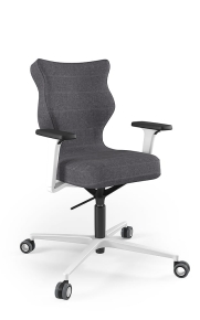 Krzesło biurowe dopasowane do wzrostu 159-188 cm, model Zodiac kolor czarny obrotowe