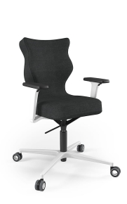 Krzesło biurowe dopasowane do wzrostu 159-188 cm, model Zodiac kolor antracyt obrotowe