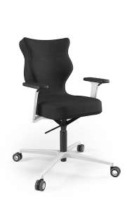 Krzesło biurowe dopasowane do wzrostu 159-188 cm, model Zodiac kolor czarny obrotowe