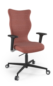 Krzesło biurowe dopasowane do wzrostu 180+ cm, model Zodiac kolor brązowy obrotowe