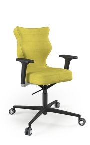 Krzesło biurowe dopasowane do wzrostu 159-188 cm, model Zodiac Plus kolor oliwkowy obrotowe