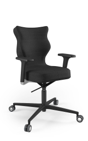 Krzesło biurowe dopasowane do wzrostu 159-188 cm, model Zodiac Plus kolor czarny obrotowe