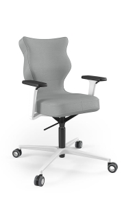 Krzesło biurowe dopasowane do wzrostu 159-188 cm, model Zodiac Plus kolor ciemny szary obrotowe