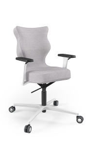 Krzesło biurowe dopasowane do wzrostu 159-188 cm, model Zodiac Plus kolor szary obrotowe